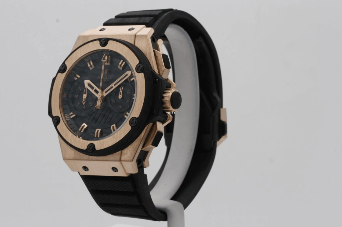 Hublot,Big Bang 48mm,48mm,Titanium,Titanium Gold,Black,Automatic,Chronograph,Sapphire,Crystal Glass,715,715.PX.1128.RX