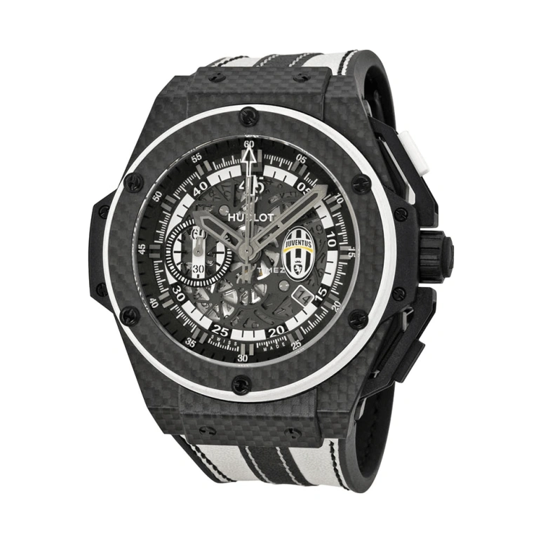 Hublot,King Power 48mm,48mm,Carbon,Black,Automatic,Chronograph,Day,716,716.QX.1121.VR.JUV13