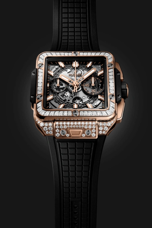 Hublot,Square Bang 42mm,42mm,KING GOLD,Skeleton,Chronograph,Day,Flyback,821,821.OX.0180.RX.0904
