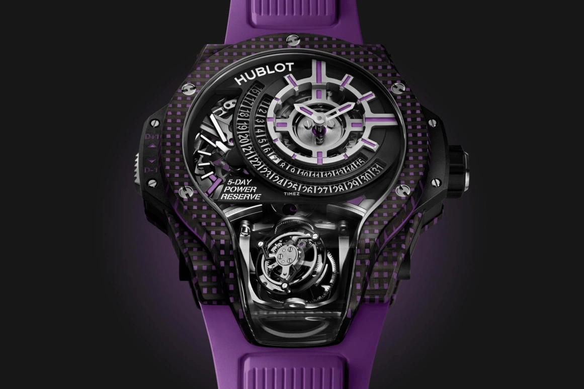 Hublot,MP 49mm,49mm,Carbon,Black,Power Reserve Indicator,Tourbillon,Sapphire,909,909.QDV.1120.RX