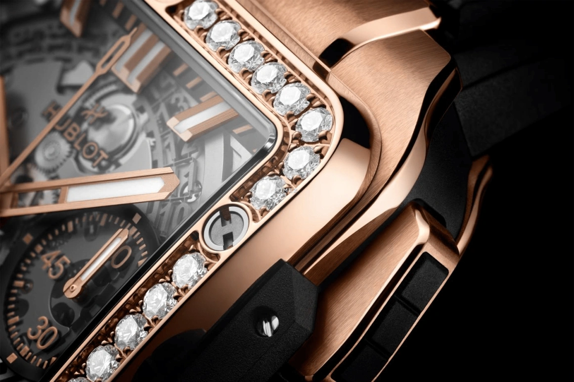 Hublot,Square Bang 42mm,42mm,KING GOLD,Skeleton,Chronograph,Day,Flyback,821,821.OX.0180.RX.1204