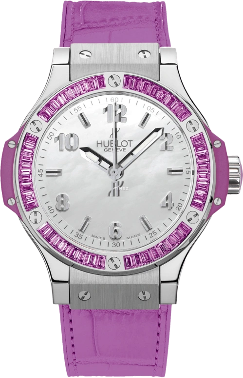 Hublot,Big Bang 38mm,38mm,Stainless Steel,Silver White,Quartz,In-house Caliber,Sapphire,Crystal Glass,361,361.SV.6010.LR.1905
