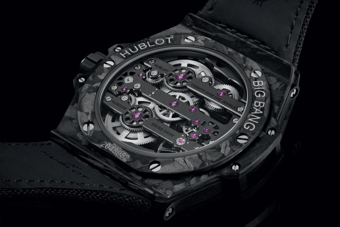 Hublot,Big Bang 42mm,42mm,Carbon,Grey,Handwound,Power Reserve Indicator,240hours,444,444.QN.1170.NR