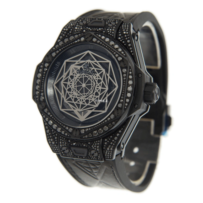 Hublot,Big Bang 45mm,45mm,Stainless Steel,Black,Automatic,Sapphire,Crystal Glass,Round,415,415.CX.1114.VR.1700.MXM17