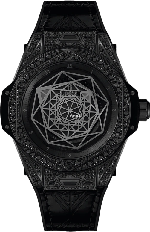 Hublot,Big Bang 39mm,39mm,Ceramic,Black,Automatic,50hours,In-house Caliber,465,465.CS.1114.VR.1700.MXM18