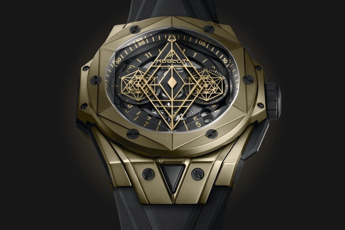 Hublot,Big Bang 45mm,45mm,Magic Gold,Black,Automatic,Chronograph,Day,Flyback,418,418.MX.1103.RX.MXM22