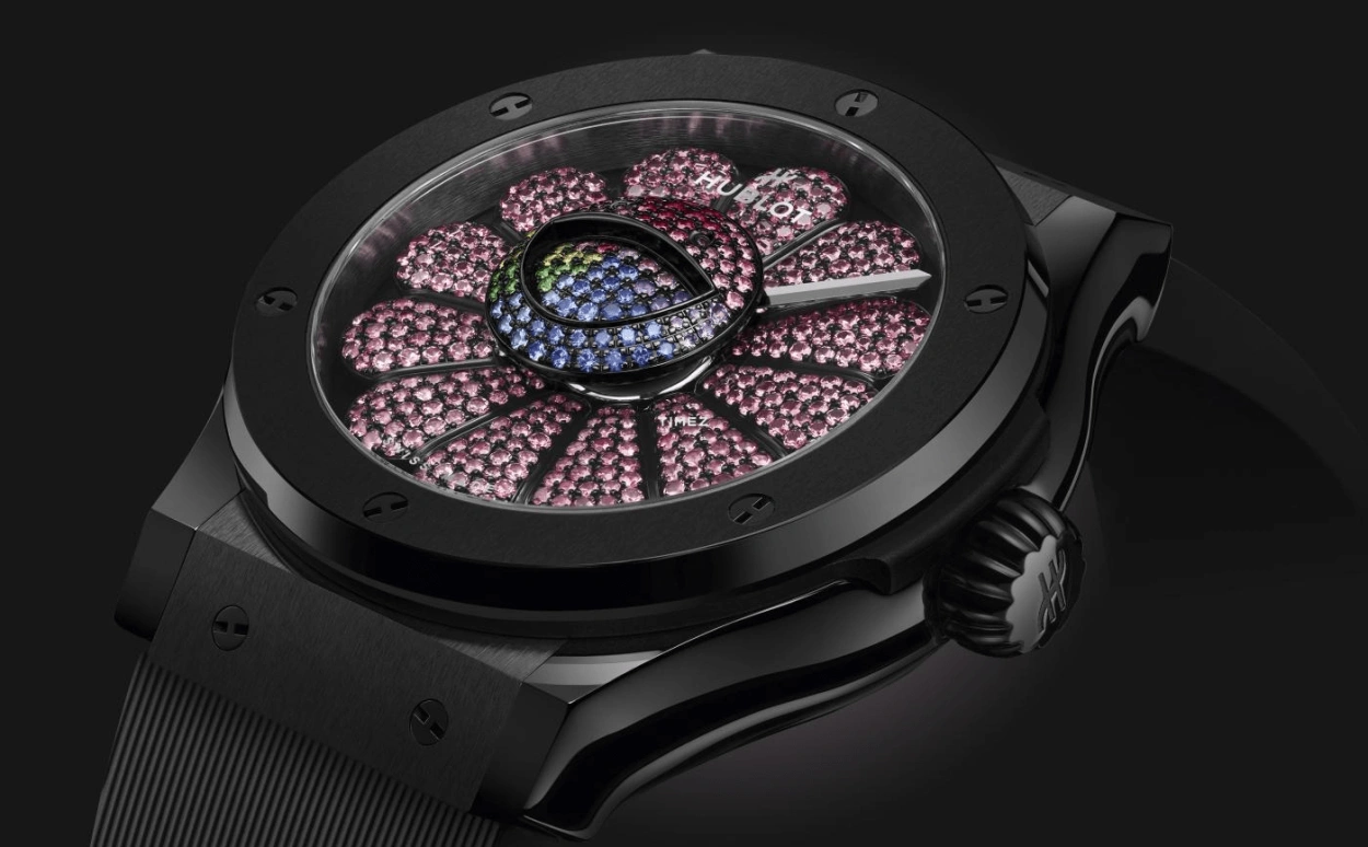 Hublot,Classic Fusion 45mm,45mm,Ceramic,Light,Pink,Multi-Color,Automatic,Sapphire,Round,507,507.CX.9004.RX.TAK23