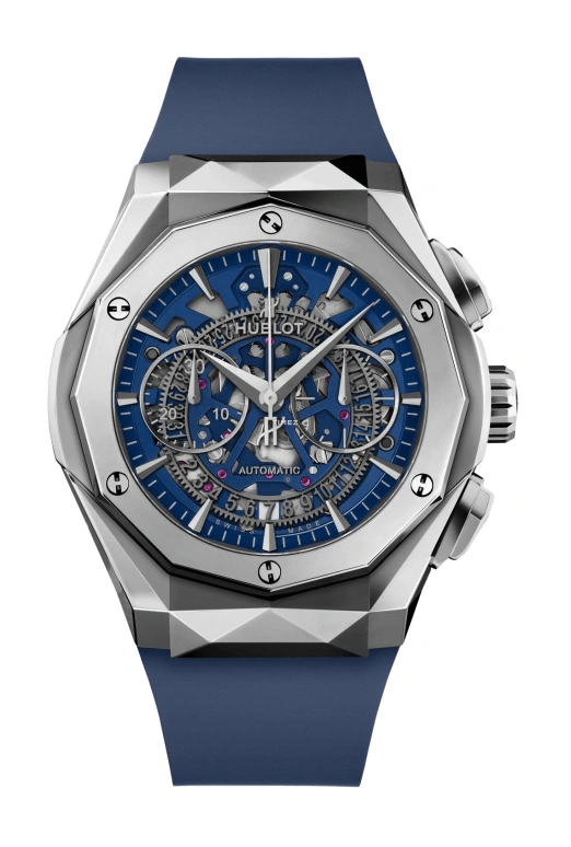 Hublot,Classic Fusion 45mm,45mm,Titanium Gold,Skeleton,Automatic,Chronograph,Day,525,525.NX.5170.RX.ORL21