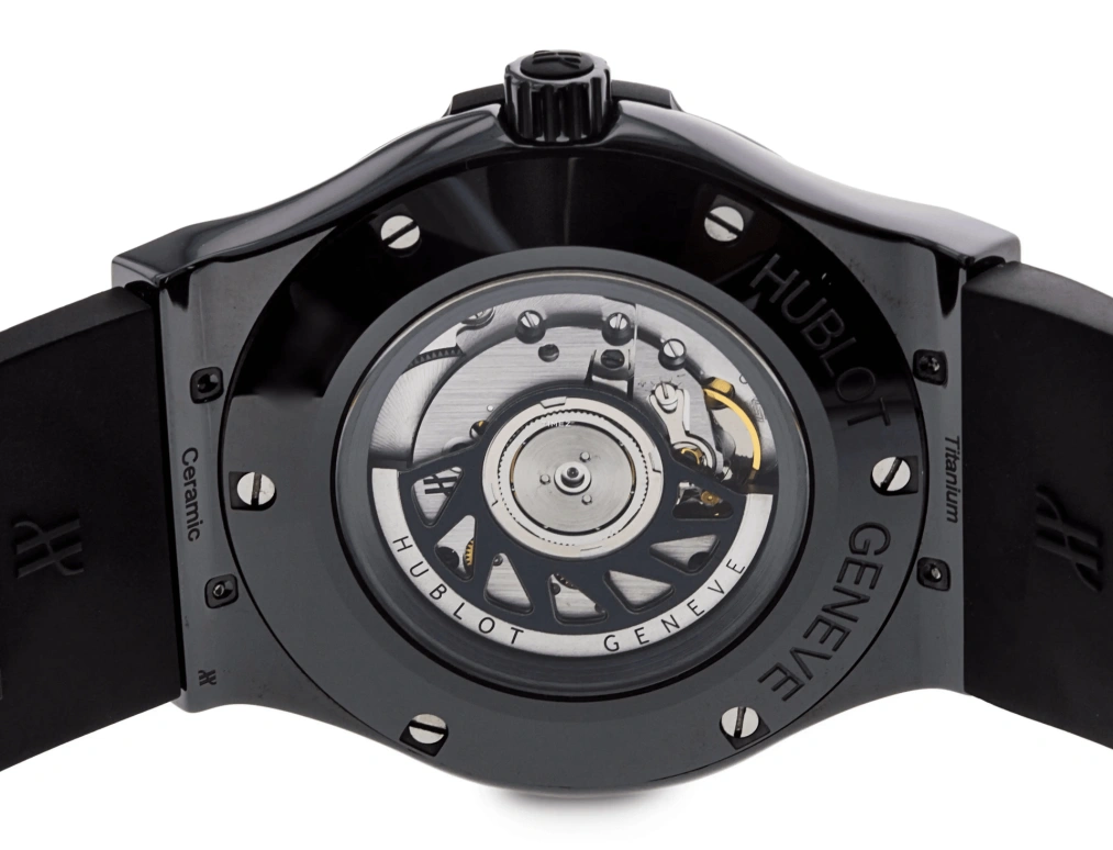 Hublot,Classic Fusion 45mm,45mm,Ceramic,Black,Automatic,42hours,In-house Caliber,511,511.CM.1770.RX