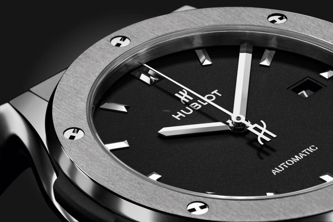 Hublot,Classic Fusion 42mm,42mm,Titanium Gold,Black,Automatic,42hours,In-house Caliber,542,542.NX.1171.RX