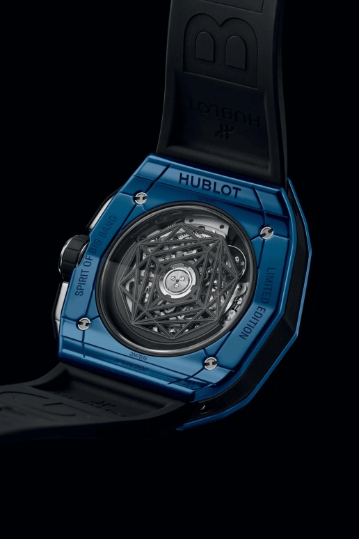 Hublot,Spirit of Big Bang 42mm,42mm,Ceramic,Skeleton,Blue,Automatic,Chronograph,Day,648,648.EX.0151.RX.MXM24