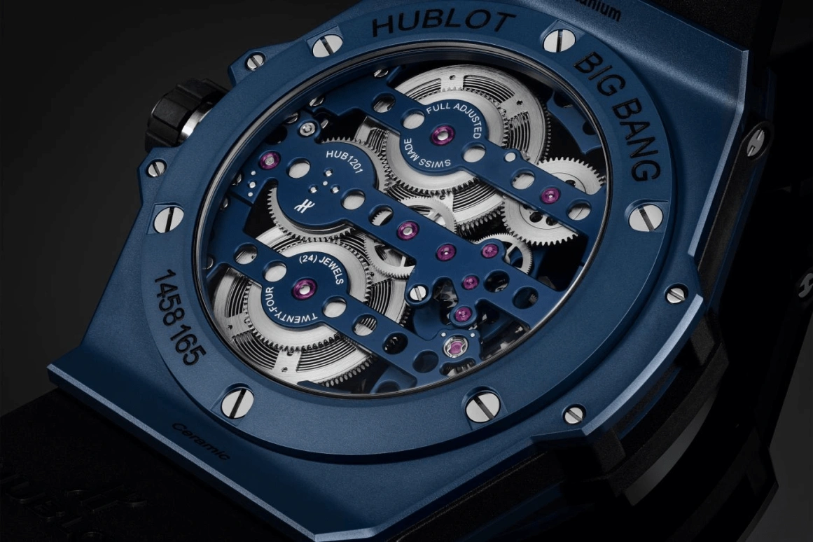Hublot,Big Bang 45mm,45mm,Ceramic,Blue,Handwound,240hours,In-house Caliber,Novak Djokovic,414,414.EX.5123.RX