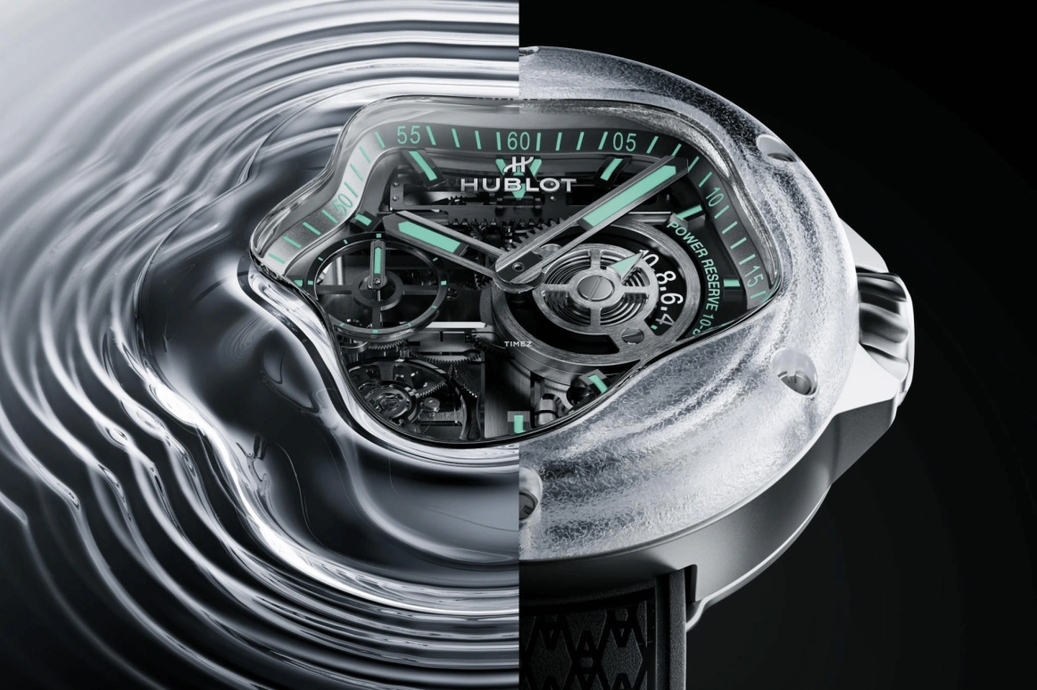 Hublot,MP 42mm,42mm,Titanium,Sapphire,Silver,Handwound,Power Reserve Indicator,240hours,917,917.NJ.6909.RX