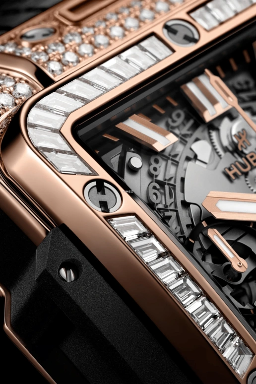 Hublot,Square Bang 42mm,42mm,KING GOLD,Skeleton,Chronograph,Day,Flyback,821,821.OX.0180.RX.0904
