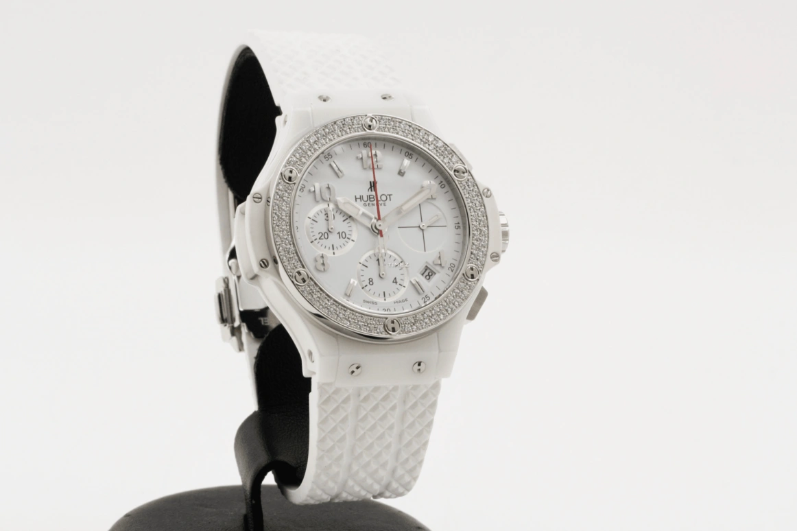Hublot,Big Bang 41mm,41mm,Ceramic,White,Automatic,Chronograph,Day,341,341.CL.230.RW.114