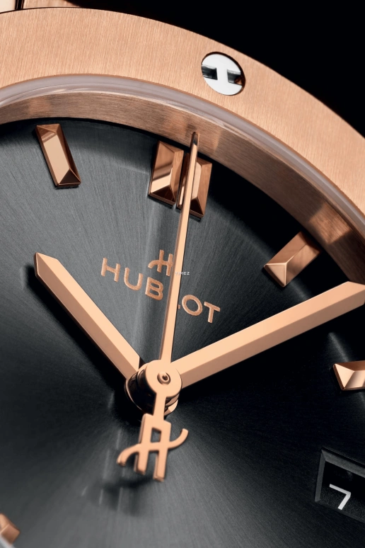 Hublot,Classic Fusion 29mm,29mm,KING GOLD,Grey,Quartz,Day,In-house Caliber,591,591.OX.7080.RX