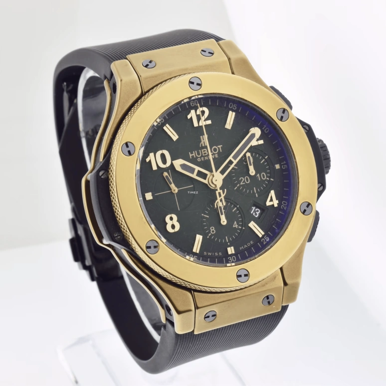 Hublot,Big Bang 44mm,44mm,Titanium,Ceramic,Black,Automatic,Chronograph,Day,301,301.BI.1190.RX