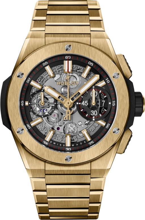 Hublot,Big Bang 42mm,42mm,Yellow Gold,Black,Automatic,72hours,In-house Caliber,451,451.VX.1130.VX