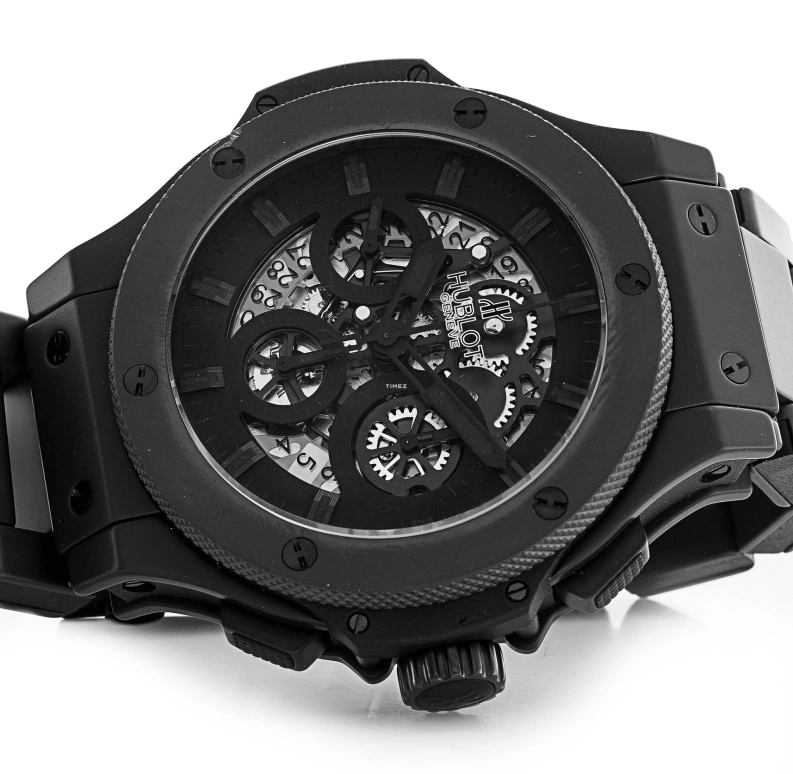 Hublot,Big Bang 44mm,44mm,Ceramic,Black,Automatic,Chronograph,Day,311,311.CI.1110.CI