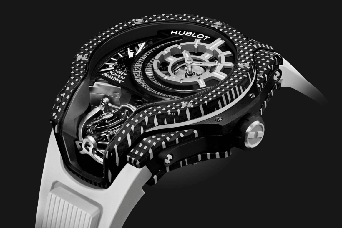 Hublot,MP 49mm,49mm,Carbon,Black,Power Reserve Indicator,Tourbillon,Sapphire,909,909.QDW.1120.RX