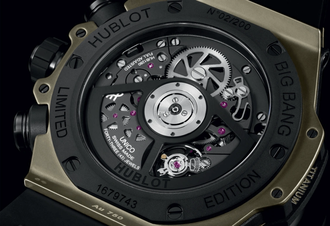Hublot,Big Bang 44mm,44mm,Magic Gold,Skeleton,Black,Automatic,Chronograph,Day,421,421.MX.1130.RX