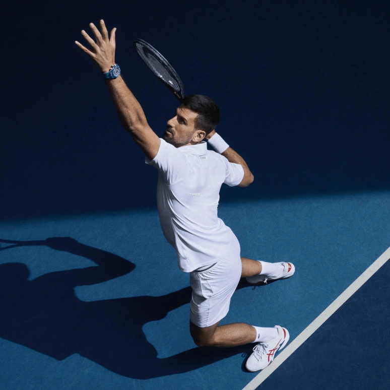 Hublot,Big Bang 42mm,42mm,Composite,Blue,Automatic,Chronograph,Day,Novak Djokovic,441,441.QKB.5120.NR.DJO24