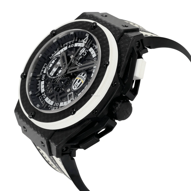 Hublot,King Power 48mm,48mm,Carbon,Black,Automatic,Chronograph,Day,716,716.QX.1121.VR.JUV13