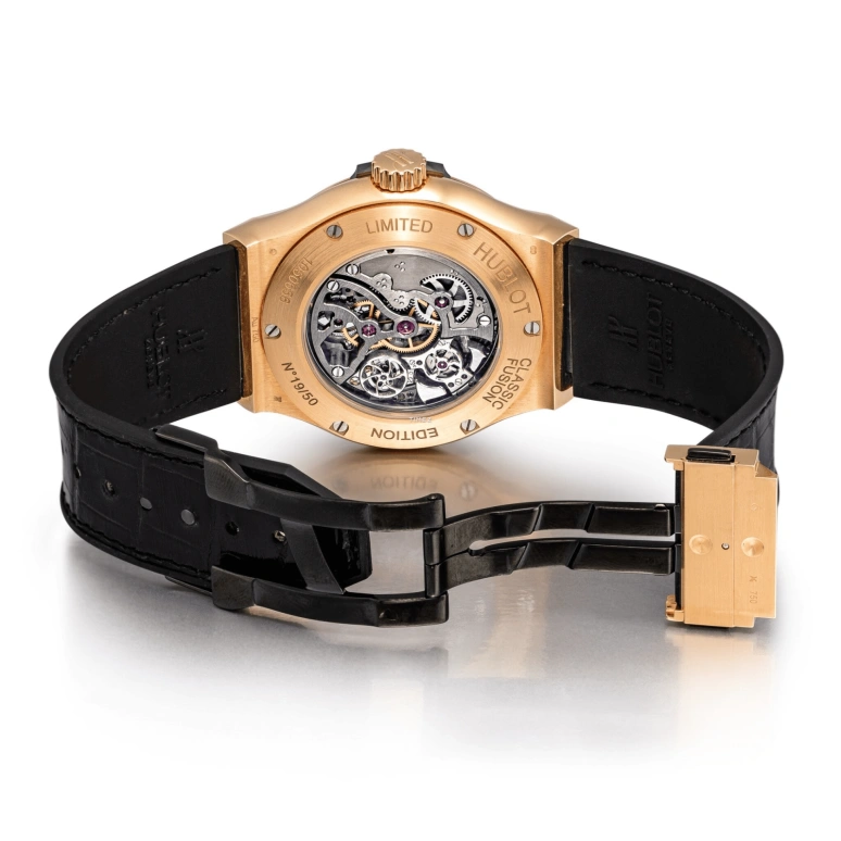 Hublot,Classic Fusion 45mm,45mm,KING GOLD,Titanium Gold,Grey,Skeleton,Handwound,Tourbillon,Minute Repeater,504,504.OX.0180.LR