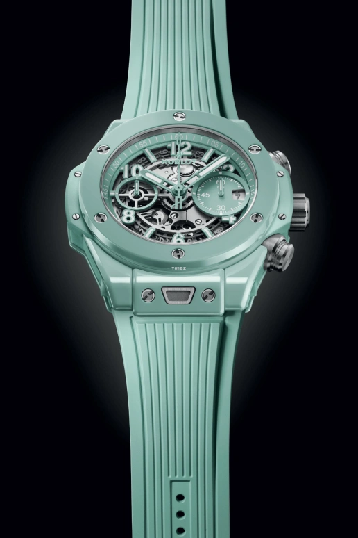 Hublot,Big Bang 42mm,42mm,Ceramic,See-through,Automatic,Chronograph,Day,441,441.GS.5221.RX