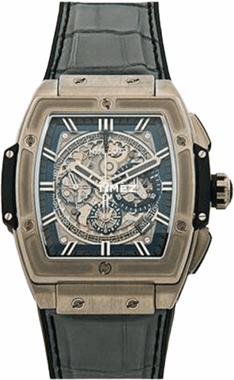 Hublot,Big Bang 45mm,45mm,Titanium Gold,Skeleton,Automatic,Chronograph,Day,601,601.NX.0147.LR