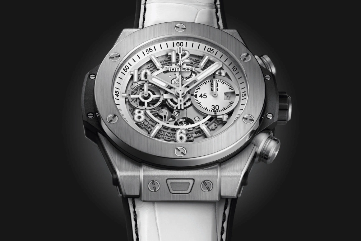 Hublot,Big Bang 44mm,44mm,Titanium,Silver,Automatic,Chronograph,Day,Flyback,421,421.NX.2010.LR.JPN