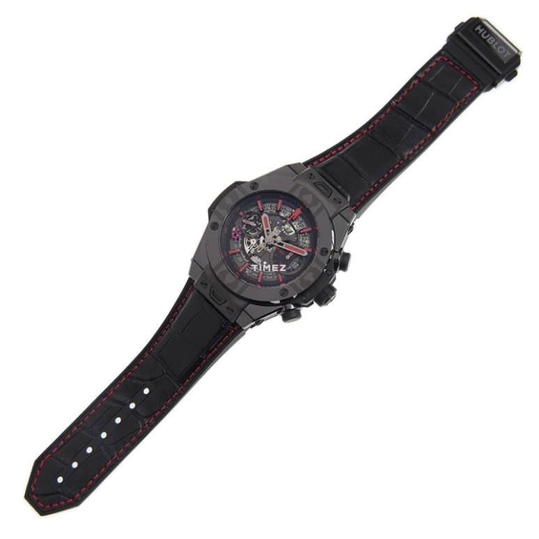 Hublot,Big Bang 45mm,45mm,Ceramic,Luminous,Black,Red,Skeleton,Automatic,Chronograph,Day,Flyback,Retrograde,72hours,In-house Caliber,411,411.CX.1113.LR.WPT17