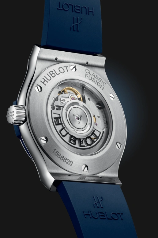 Hublot,Classic Fusion 42mm,42mm,Titanium Gold,Blue,Automatic,42hours,In-house Caliber,542,542.NX.7170.RX