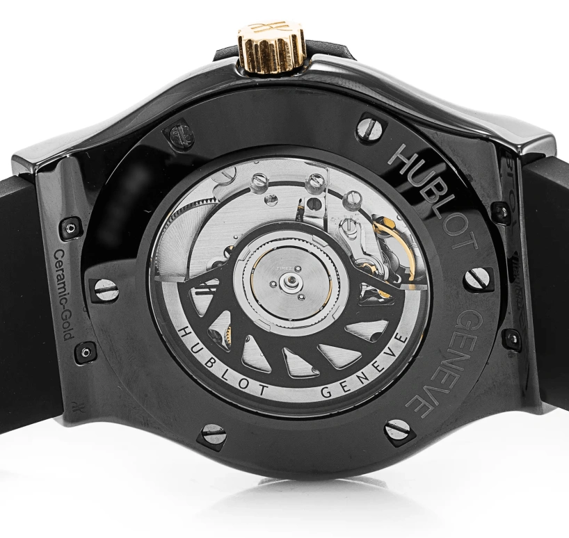 Hublot,Classic Fusion 45mm,45mm,Ceramic,KING GOLD,Titanium Gold,Black,Automatic,42hours,In-house Caliber,511,511.CO.1780.RX