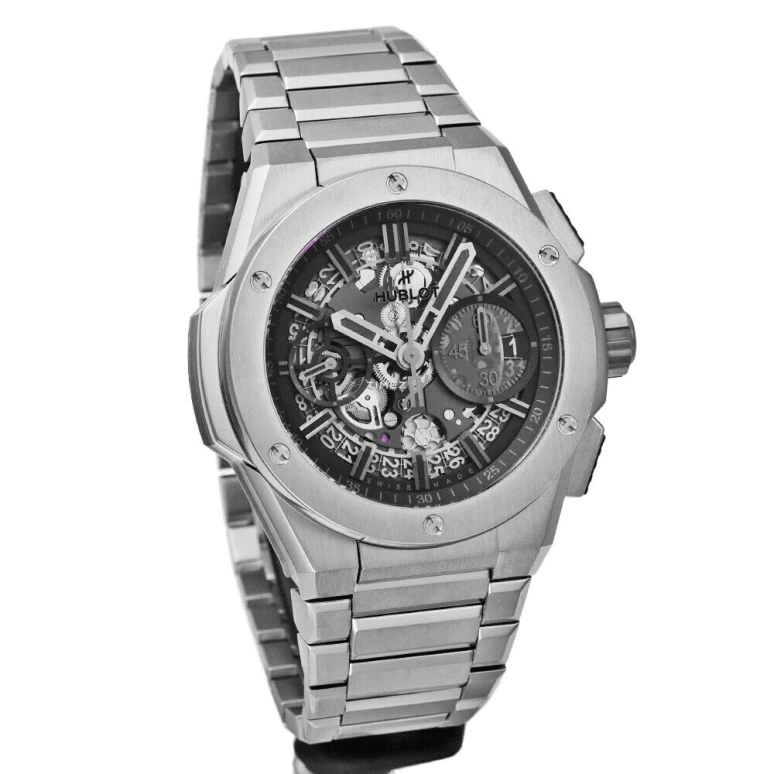 Hublot,Big Bang 42mm,42mm,Titanium,Skeleton,Automatic,Day,Sapphire,451,451.NX.1140.NX.YOS