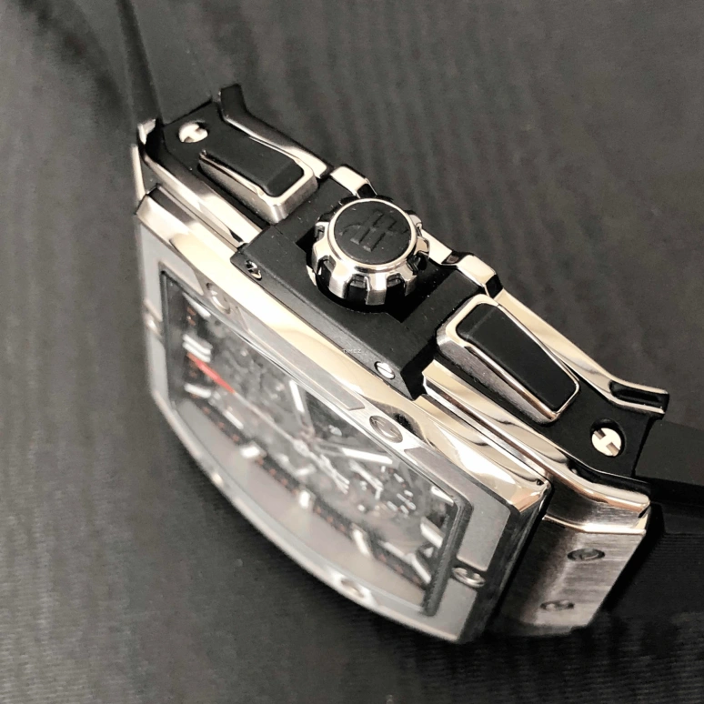 Hublot,Big Bang 42mm,42mm,Titanium,Silver,Skeleton,Automatic,Chronograph,Day,641,641.NX.0173.RX