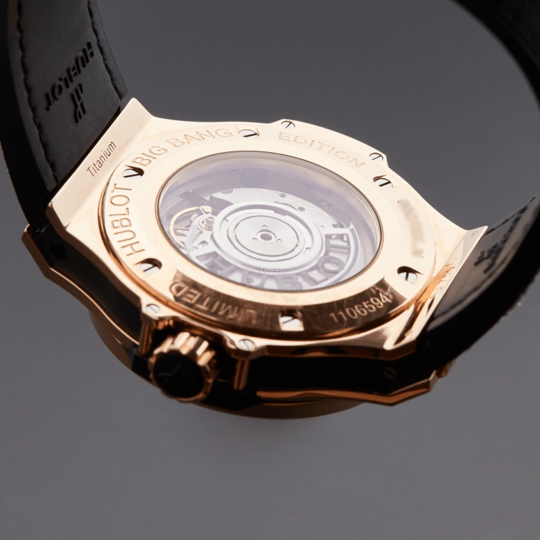 Hublot,Big Bang 41mm,41mm,Rose Gold,Blue,Multi-Color,Automatic,42hours,In-house Caliber,343,343.PS.6599.NR.1201