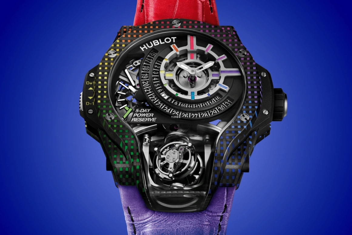 Hublot,MP 49mm,49mm,Carbon,Black,Power Reserve Indicator,Tourbillon,Sapphire,909,909.QDRB.1120.LR
