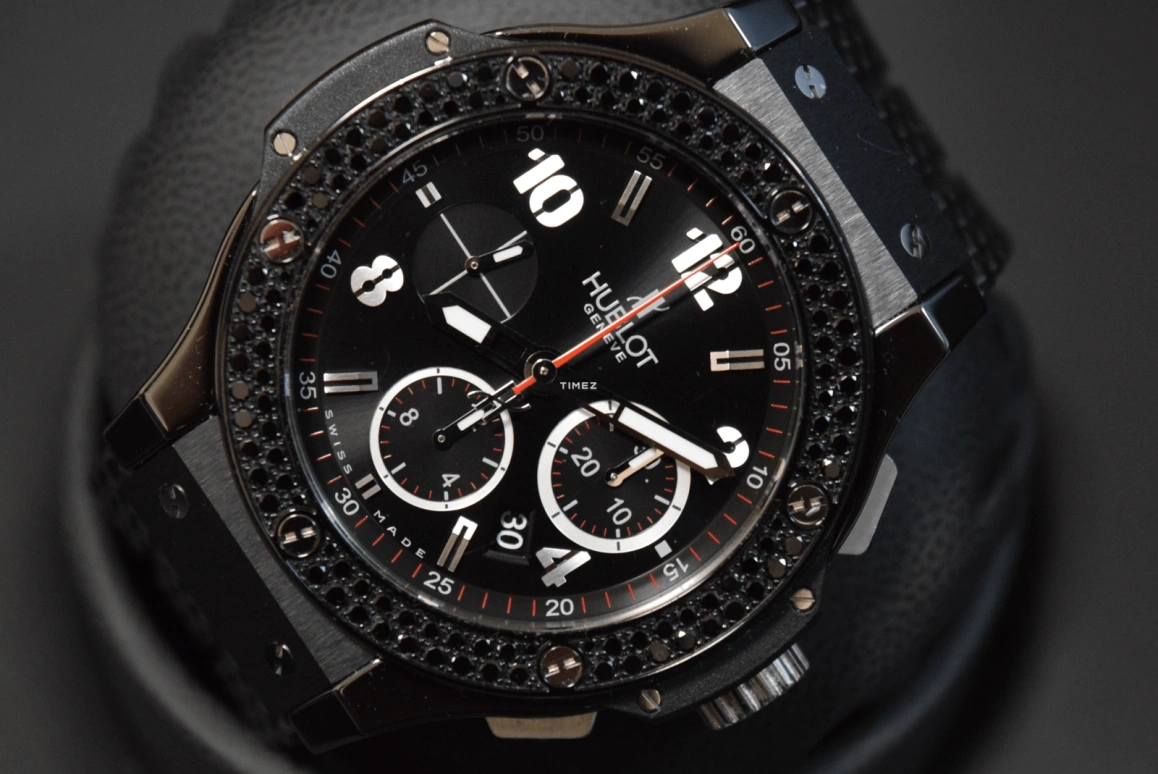 Hublot,Big Bang 44mm,44mm,Ceramic,Titanium,Black,Automatic,Chronograph,Day,301,301.CV.130.RX.110