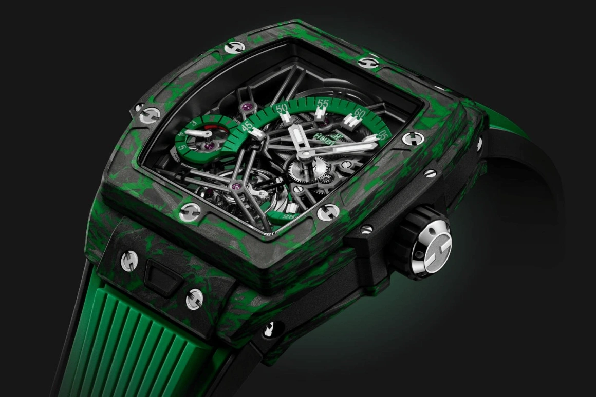Hublot,Spirit of Big Bang 42mm,42mm,Fiber Glass,Carbon,Handwound,115hours,In-house Caliber,645,645.QG.5217.RX