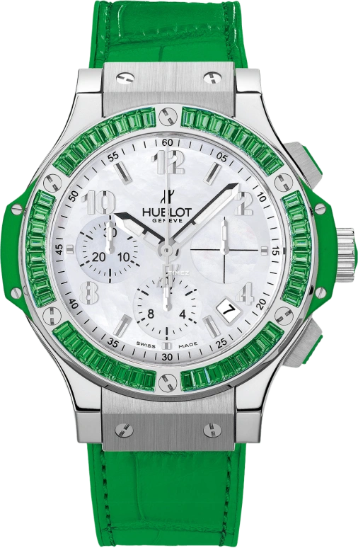 Hublot,Big Bang 41mm,41mm,Stainless Steel,Silver White,Sapphire,Crystal Glass,Open,341,341.SG.6010.LR.1922