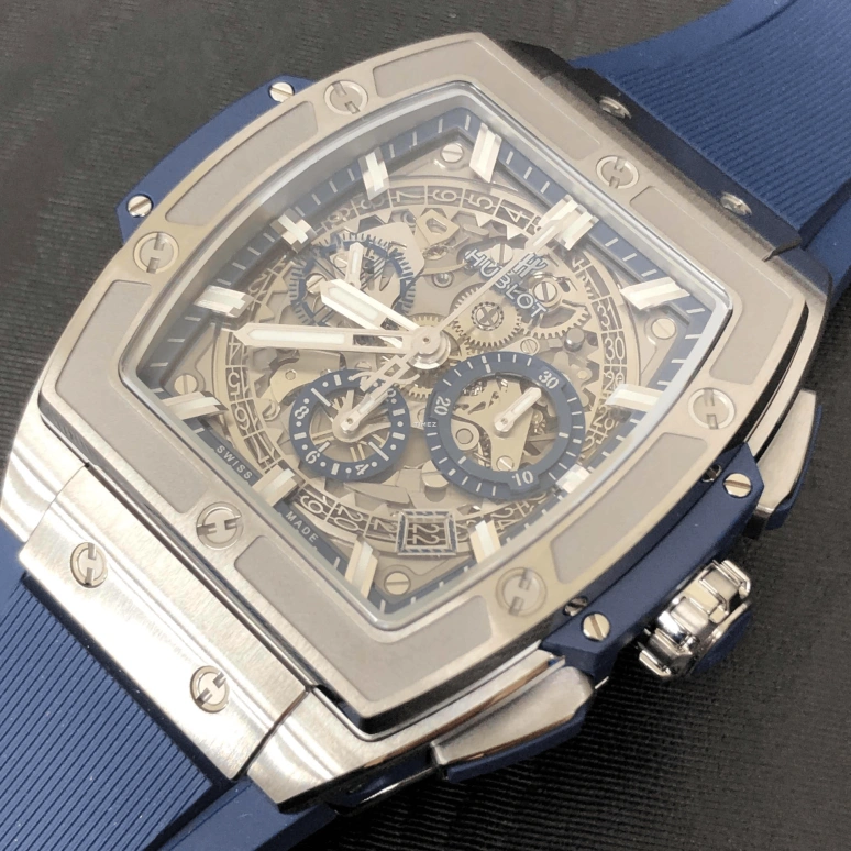 Hublot,Big Bang 42mm,42mm,Titanium,Silver,Automatic,Chronograph,Day,641,641.NX.7170.RX