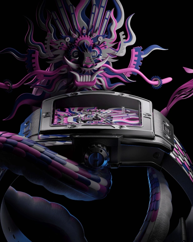 Hublot,Spirit of Big Bang 42mm,42mm,Titanium,Purple,Automatic,50hours,In-house Caliber,646,646.NX.6600.RX.CHF24
