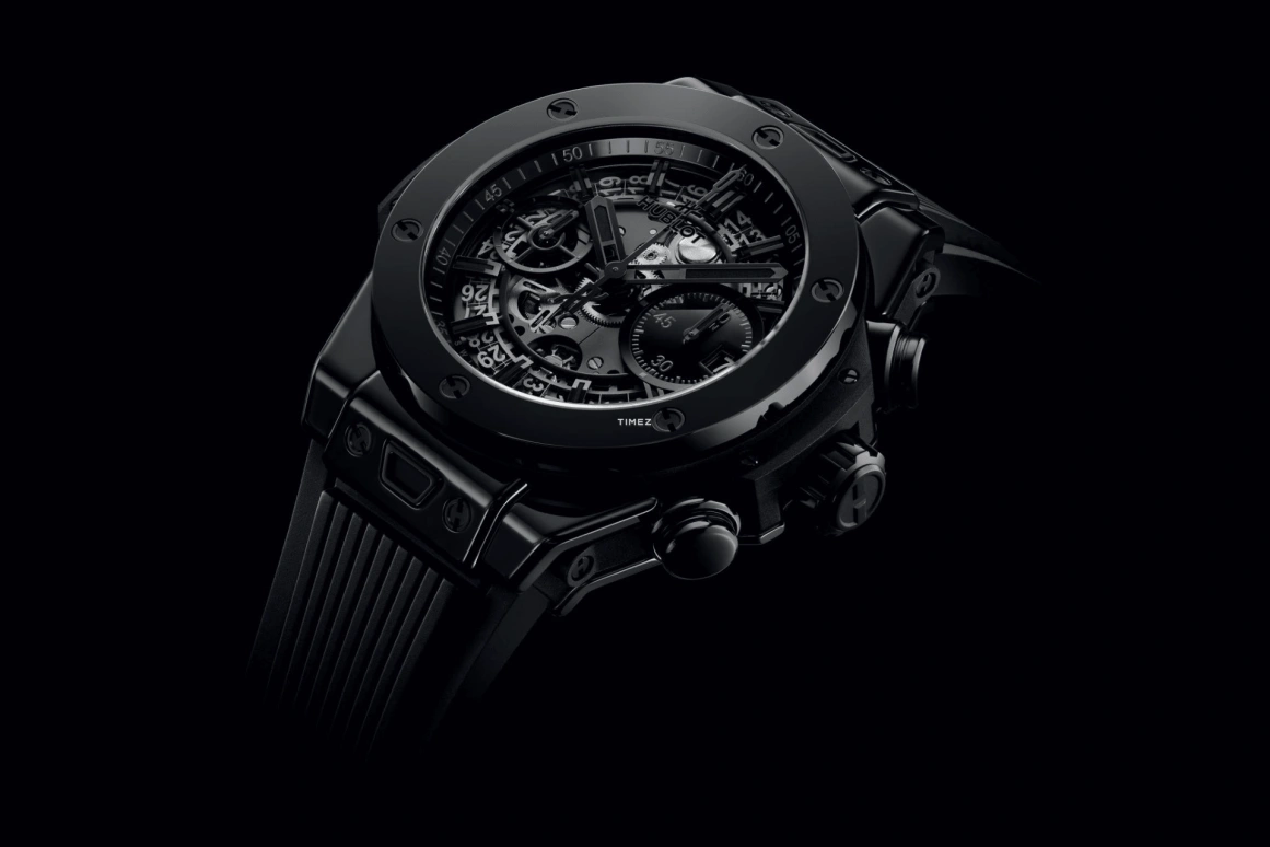 Hublot,Big Bang 42mm,42mm,Ceramic,Black,Automatic,Chronograph,Day,Flyback,441,441.CS.1140.RX.HBG25