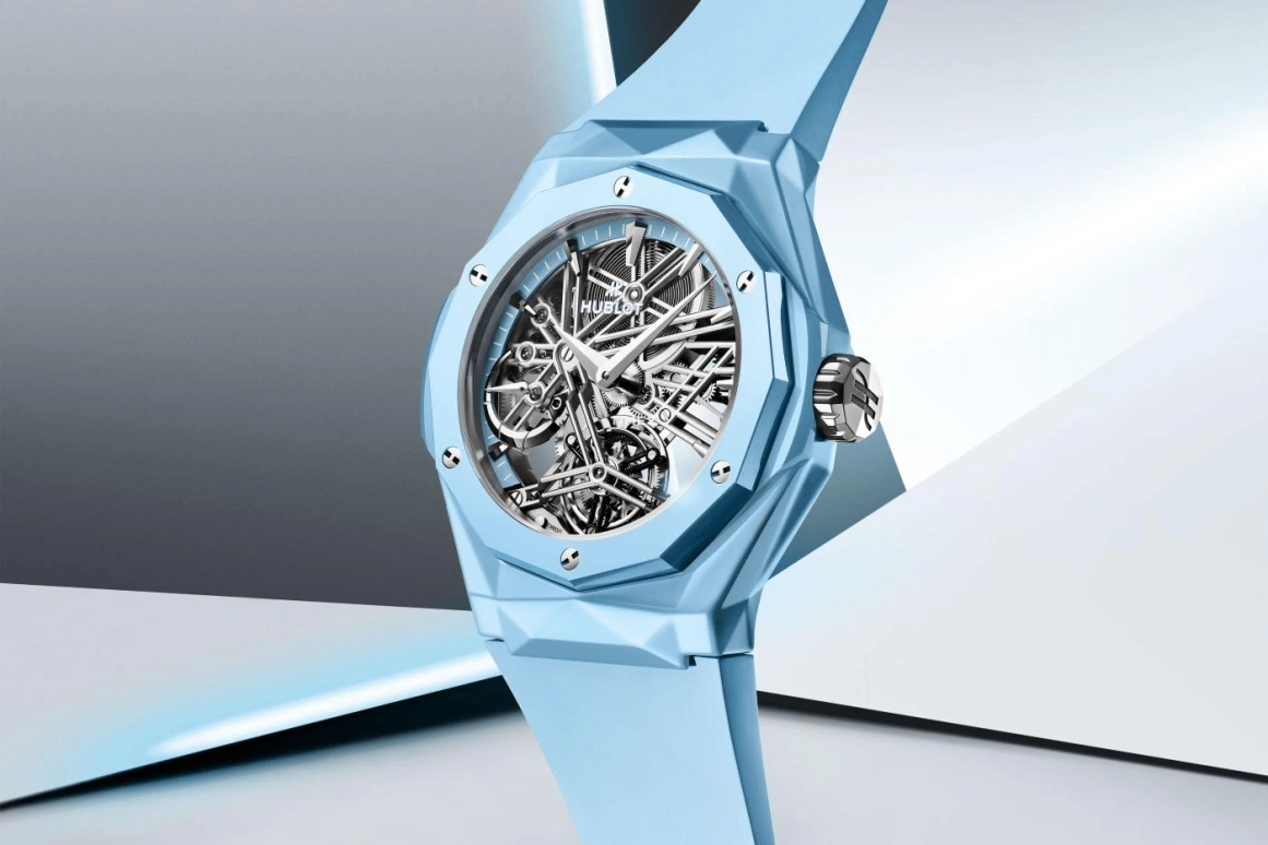 Hublot,Classic Fusion 45mm,45mm,Ceramic,Skeleton,Handwound,Power Reserve Indicator,Tourbillon,505,505.ES.5129.RX.ORL24