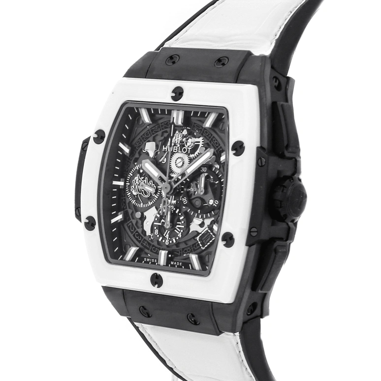 Hublot,Other 48mm,48mm,Ceramic,Black,Skeleton,Automatic,Chronograph,Day,641,641.CI.0112.VR.EWC17