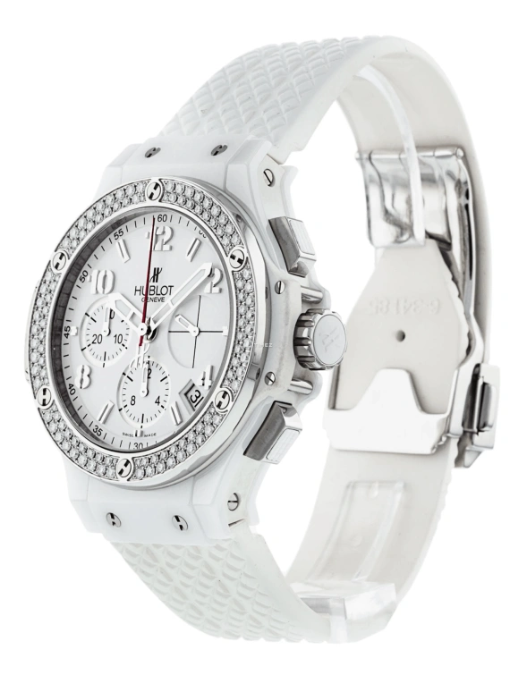Hublot,Big Bang 41mm,41mm,Ceramic,White,Automatic,Chronograph,Day,341,341.CL.230.RW.114