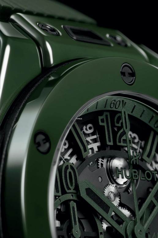 Hublot,Big Bang 42mm,42mm,Ceramic,Green,Grey,Automatic,Chronograph,Day,Flyback,Column Wheel,72hours,In-house Caliber,441,441.GX.5210.RX