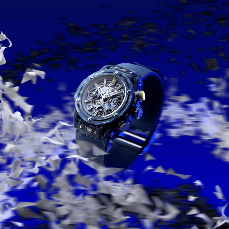 Hublot,Big Bang 42mm,42mm,Composite,Blue,Automatic,Chronograph,Day,Novak Djokovic,441,441.QKB.5120.NR.DJO24