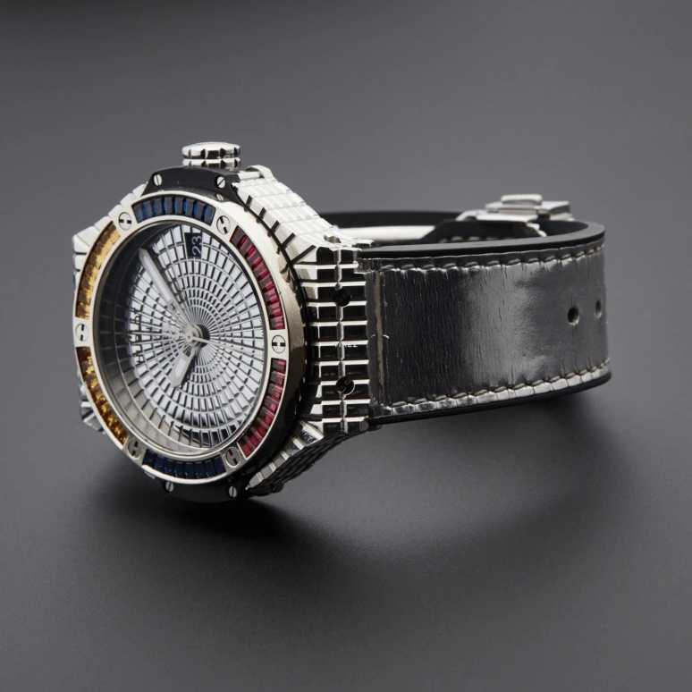 Hublot,Big Bang 41mm,41mm,Stainless Steel,Grey,Silver,Automatic,Day,Sapphire,Glass,346,346.SX.0870.VR.1990.VEN14